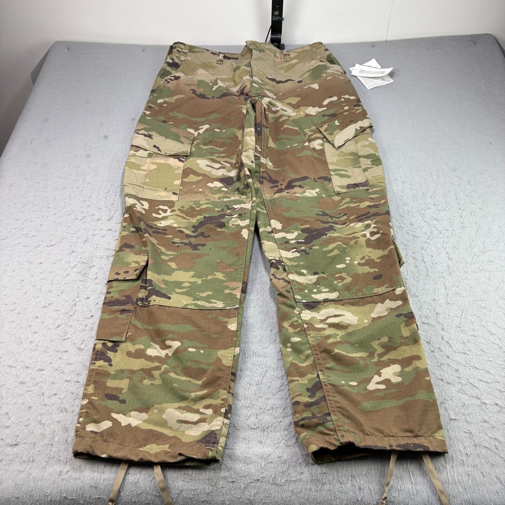 Insect Shield Pants Mens Medium Green Camo Army‎ Combat Uniform Ripstop NEW